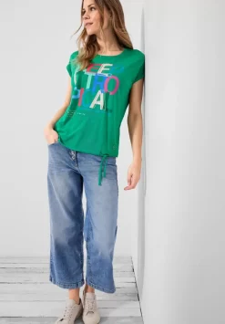 T-Shirt Mit Frontprint