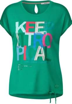 T-Shirt Mit Frontprint