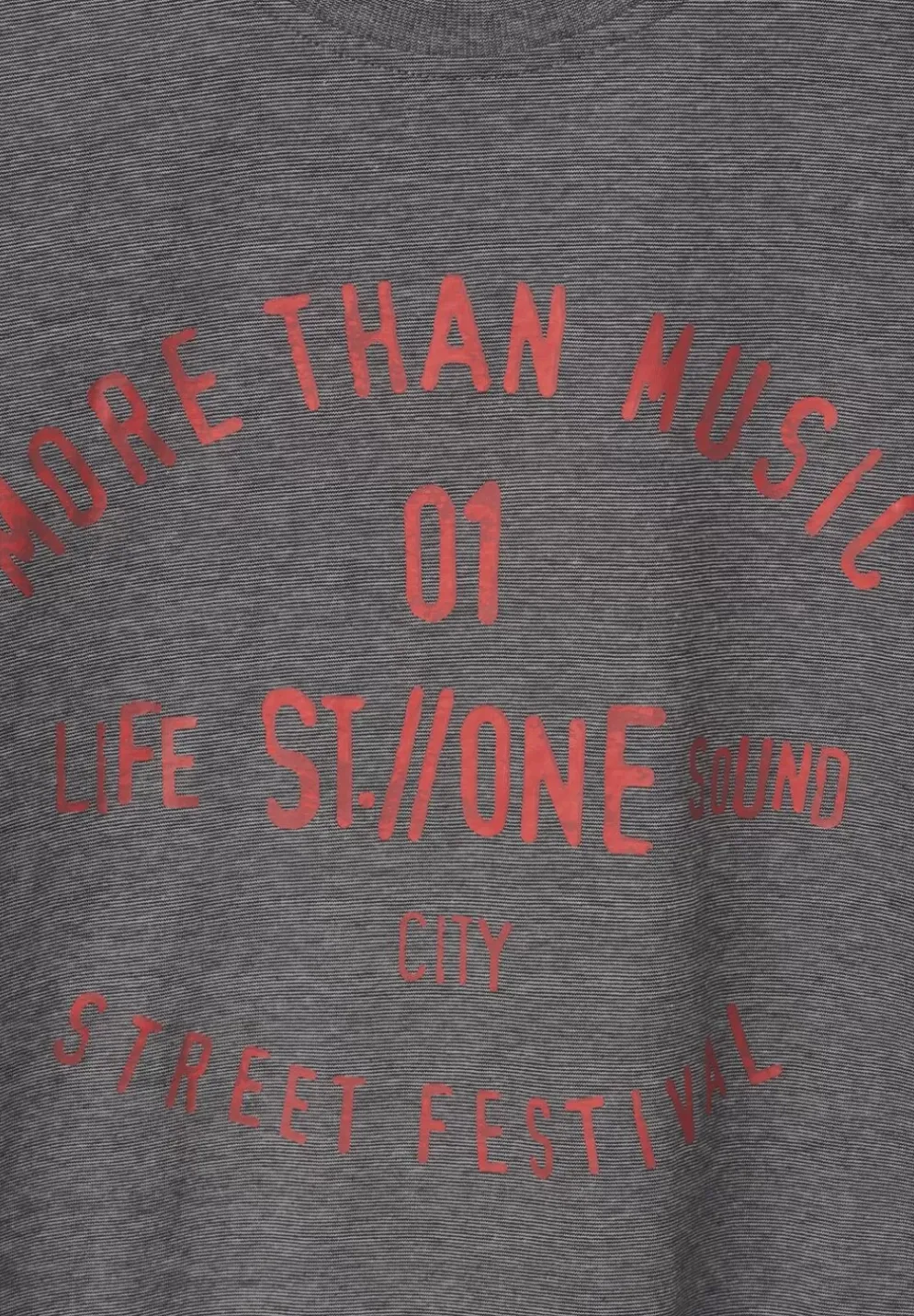 T-Shirt Mit Frontprint