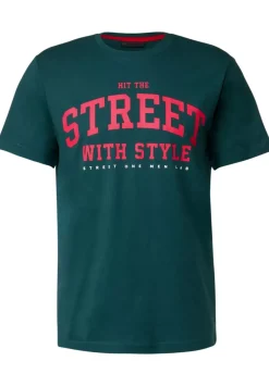 T-Shirt Mit Frontprint