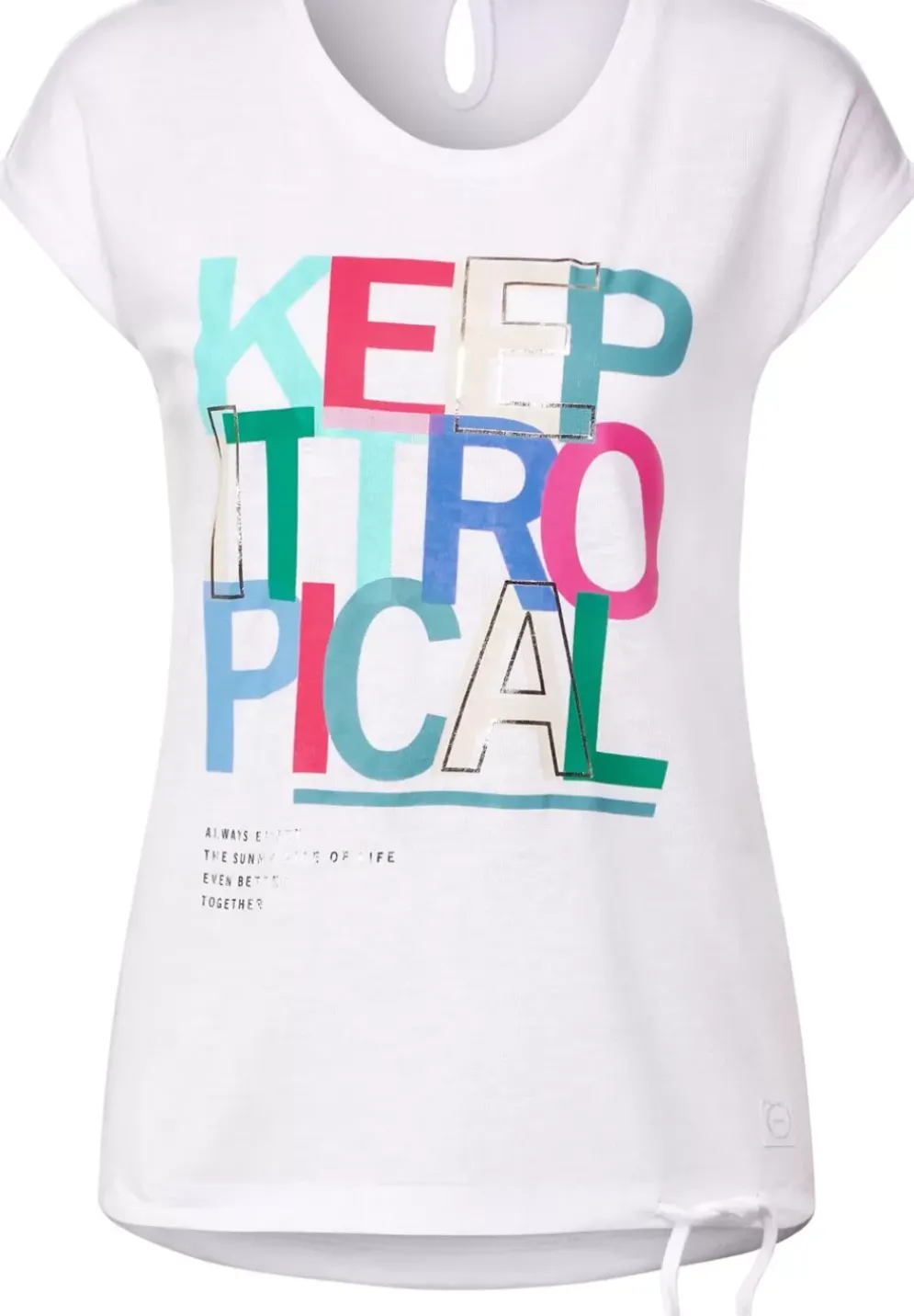 T-Shirt Mit Frontprint