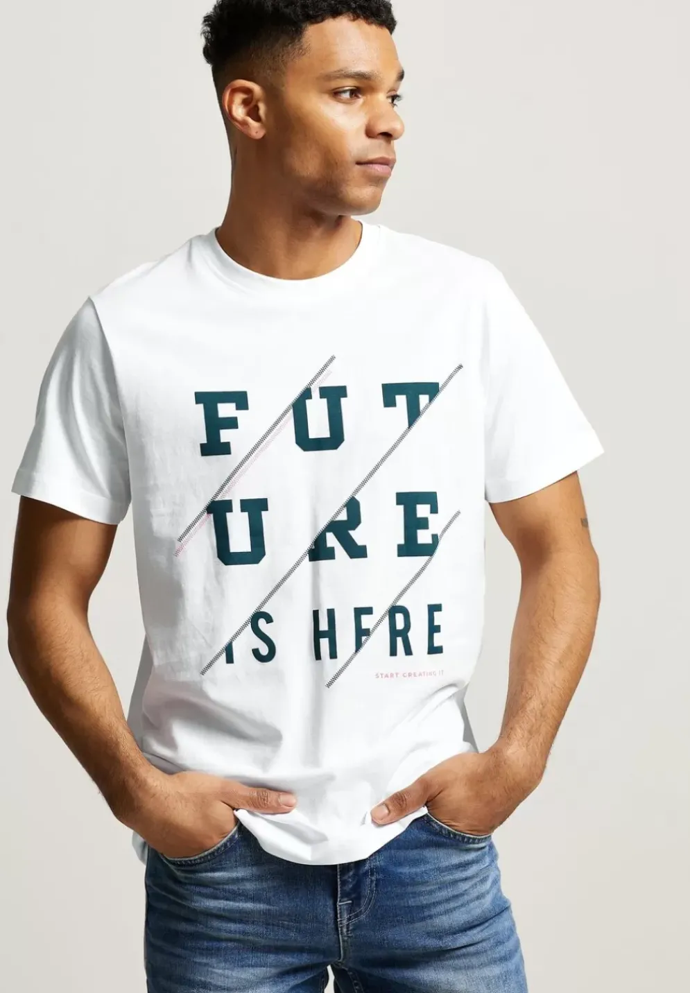 T-Shirt Mit Frontprint