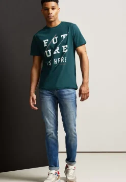 T-Shirt Mit Frontprint