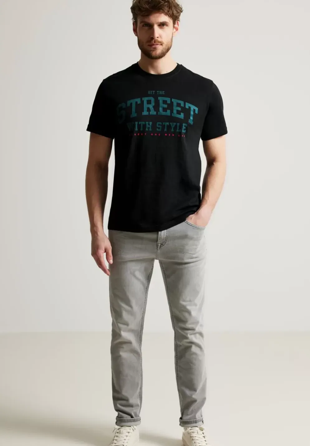 T-Shirt Mit Frontprint