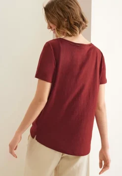 T-Shirt Mit Hakel Tapedetail