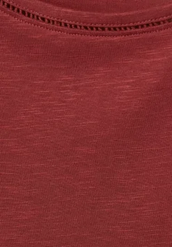 T-Shirt Mit Hakel Tapedetail
