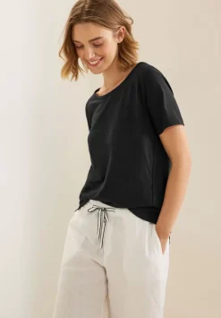 T-Shirt Mit Hakel Tapedetail