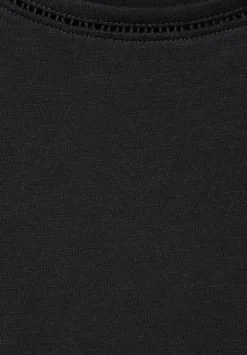 T-Shirt Mit Hakel Tapedetail