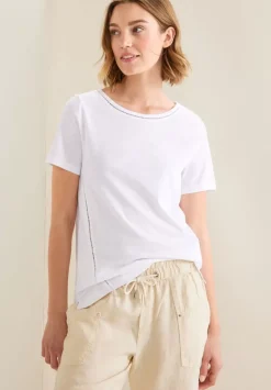 T-Shirt Mit Hakel Tapedetail