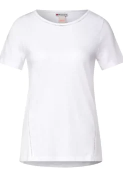 T-Shirt Mit Hakel Tapedetail
