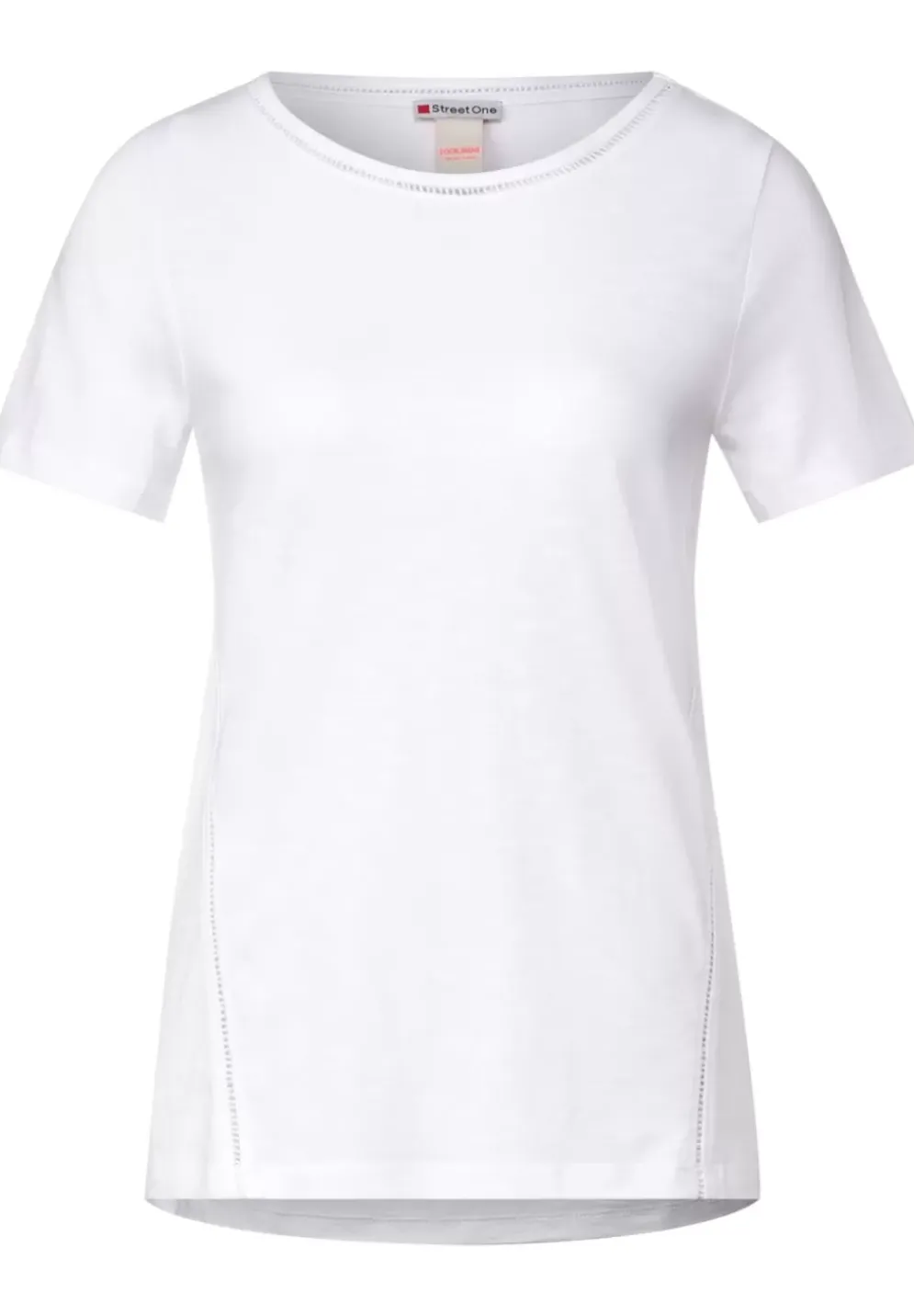 T-Shirt Mit Hakel Tapedetail