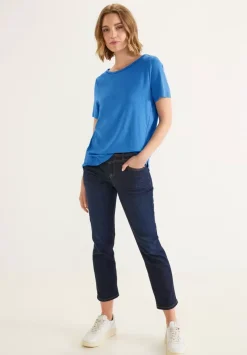 T-Shirt Mit Hakel Tapedetail