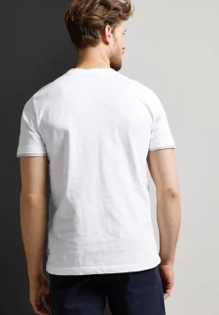 T-Shirt Mit Henleyausschnitt