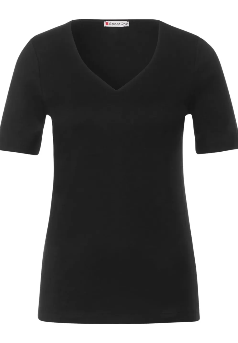 T-Shirt Mit Herz Ausschnitt