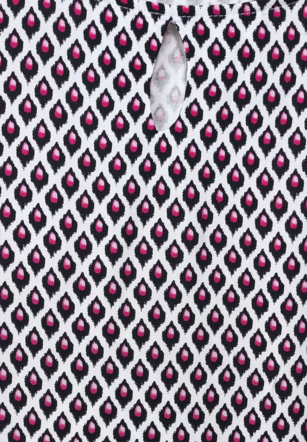 T-Shirt Mit Ikatprint
