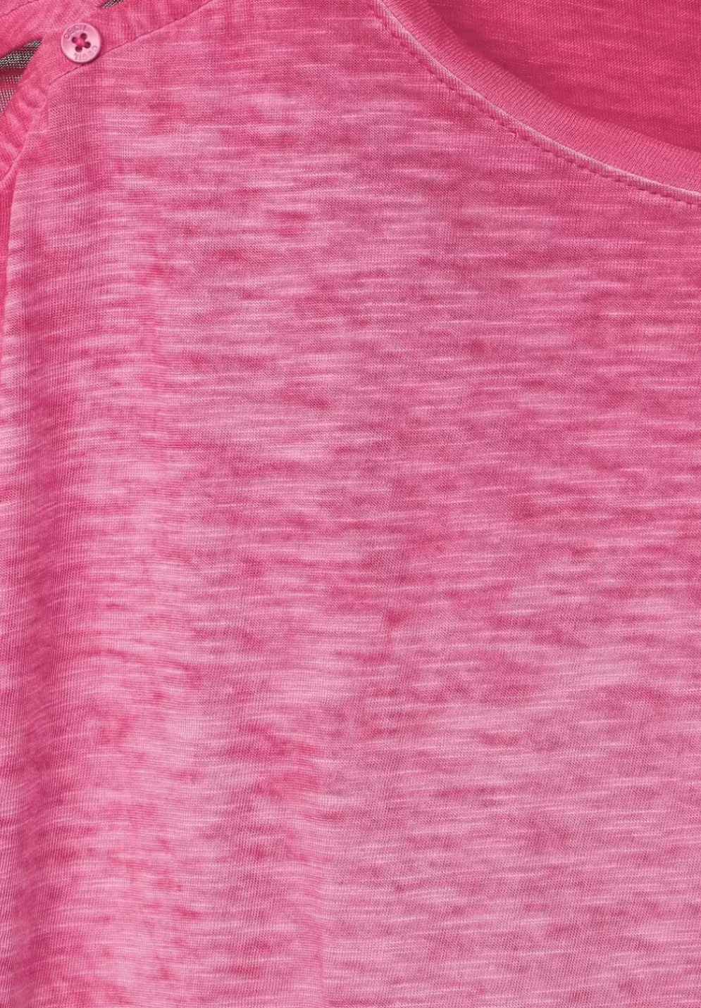 T-Shirt Mit Knopfdessin