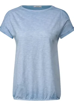 T-Shirt Mit Knopfdessin