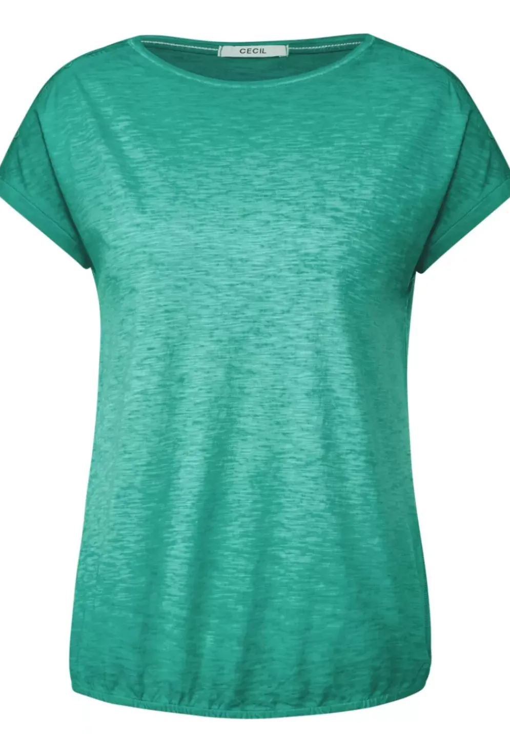 T-Shirt Mit Knopfdessin