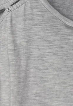 T-Shirt Mit Knopfdessin