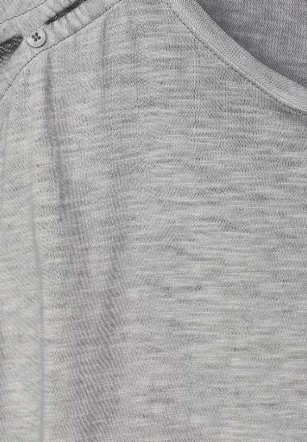 T-Shirt Mit Knopfdessin