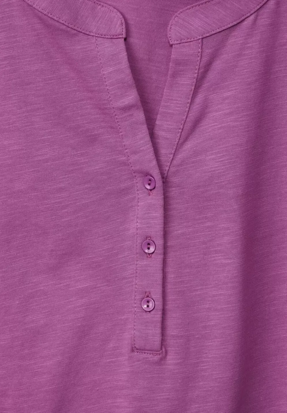 T-Shirt Mit Knopfleiste