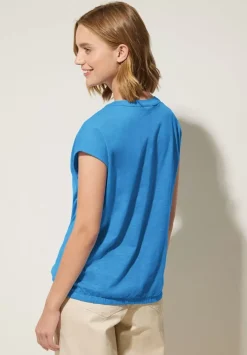 T-Shirt Mit Knopfleiste