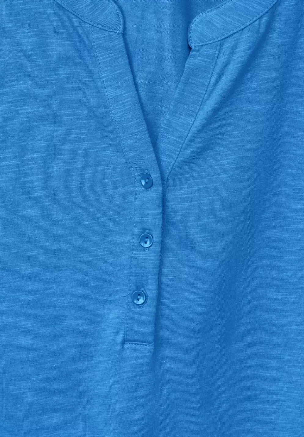 T-Shirt Mit Knopfleiste