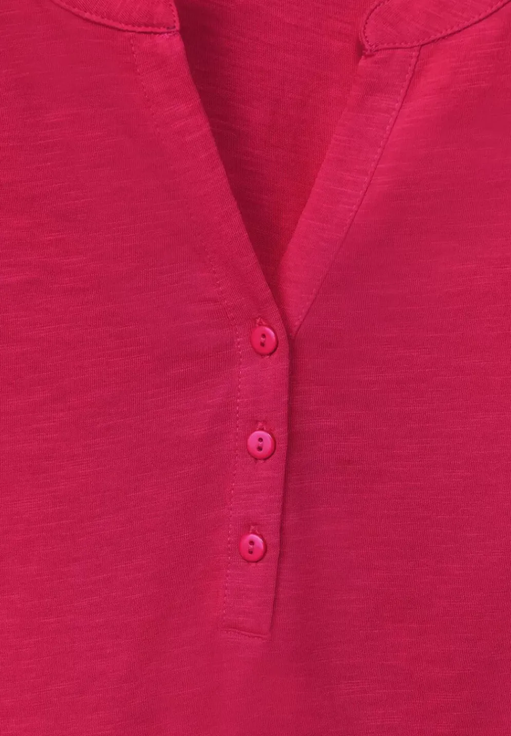 T-Shirt Mit Knopfleiste