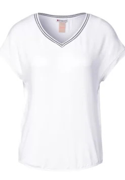 T-Shirt Mit Kontrasttape
