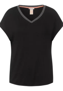 T-Shirt Mit Kontrasttape