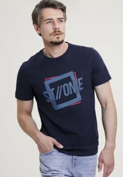 T-Shirt Mit Logo Print