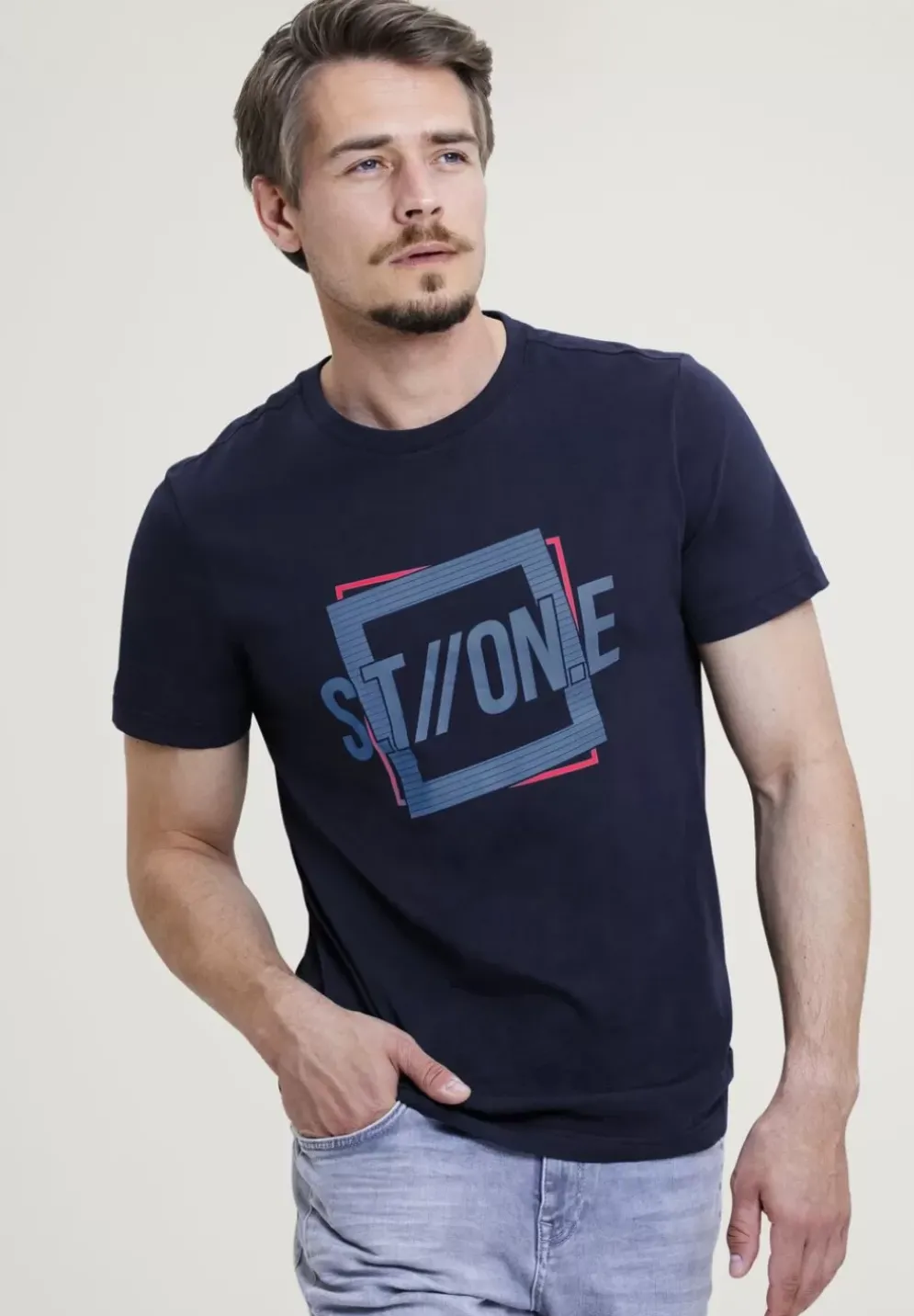 T-Shirt Mit Logo Print