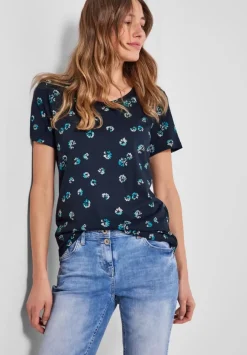 T-Shirt Mit Minimalmuster