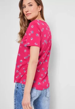 T-Shirt Mit Minimalmuster