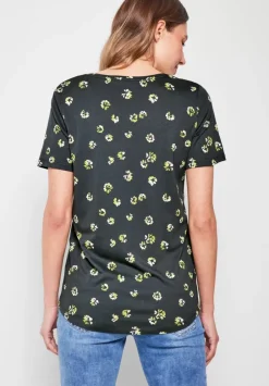 T-Shirt Mit Minimalmuster