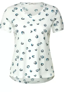 T-Shirt Mit Minimalmuster