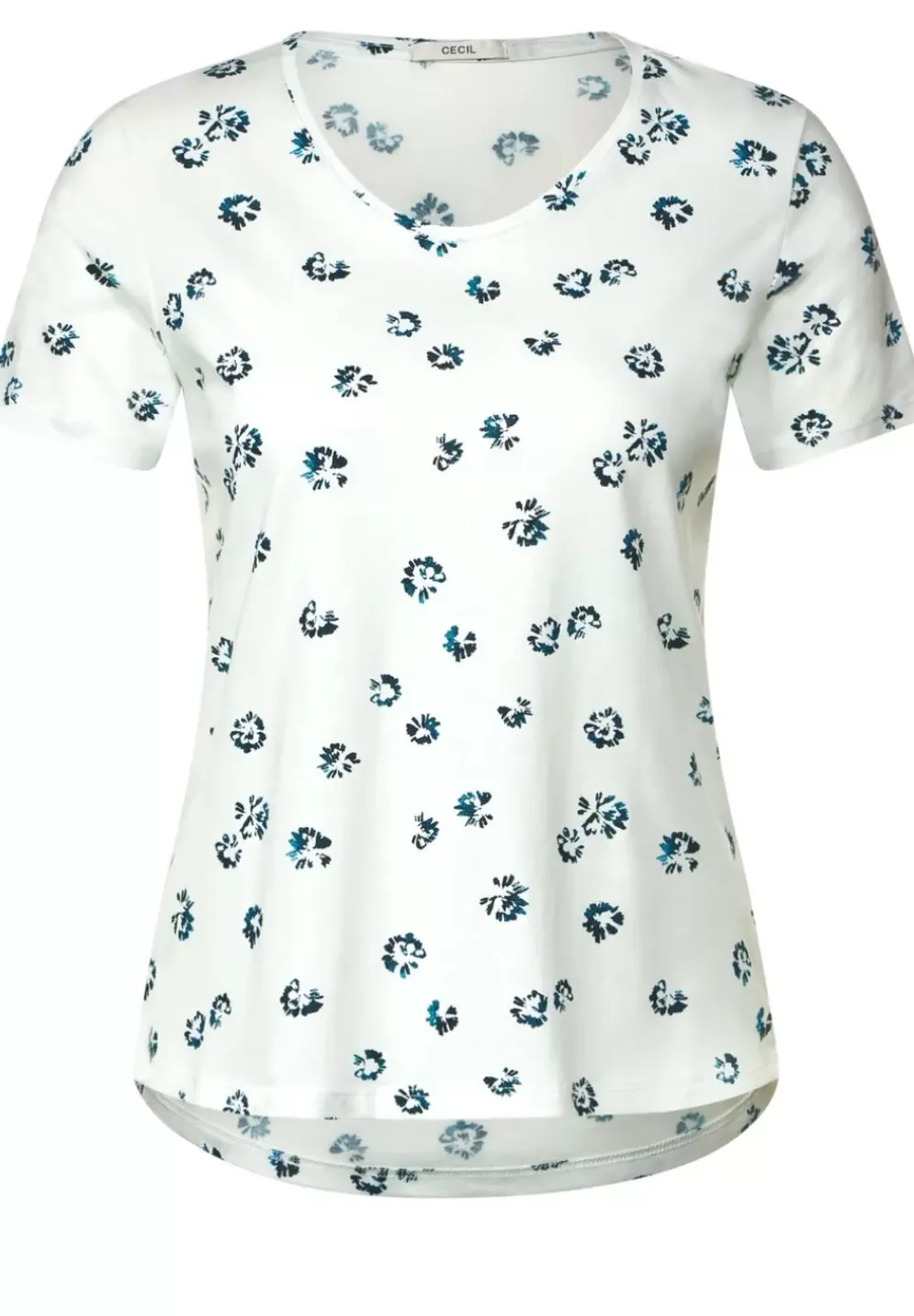 T-Shirt Mit Minimalmuster