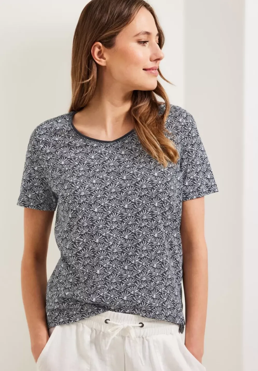 T-Shirt Mit Minimalprint
