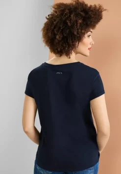 T-Shirt Mit Paillettendetail