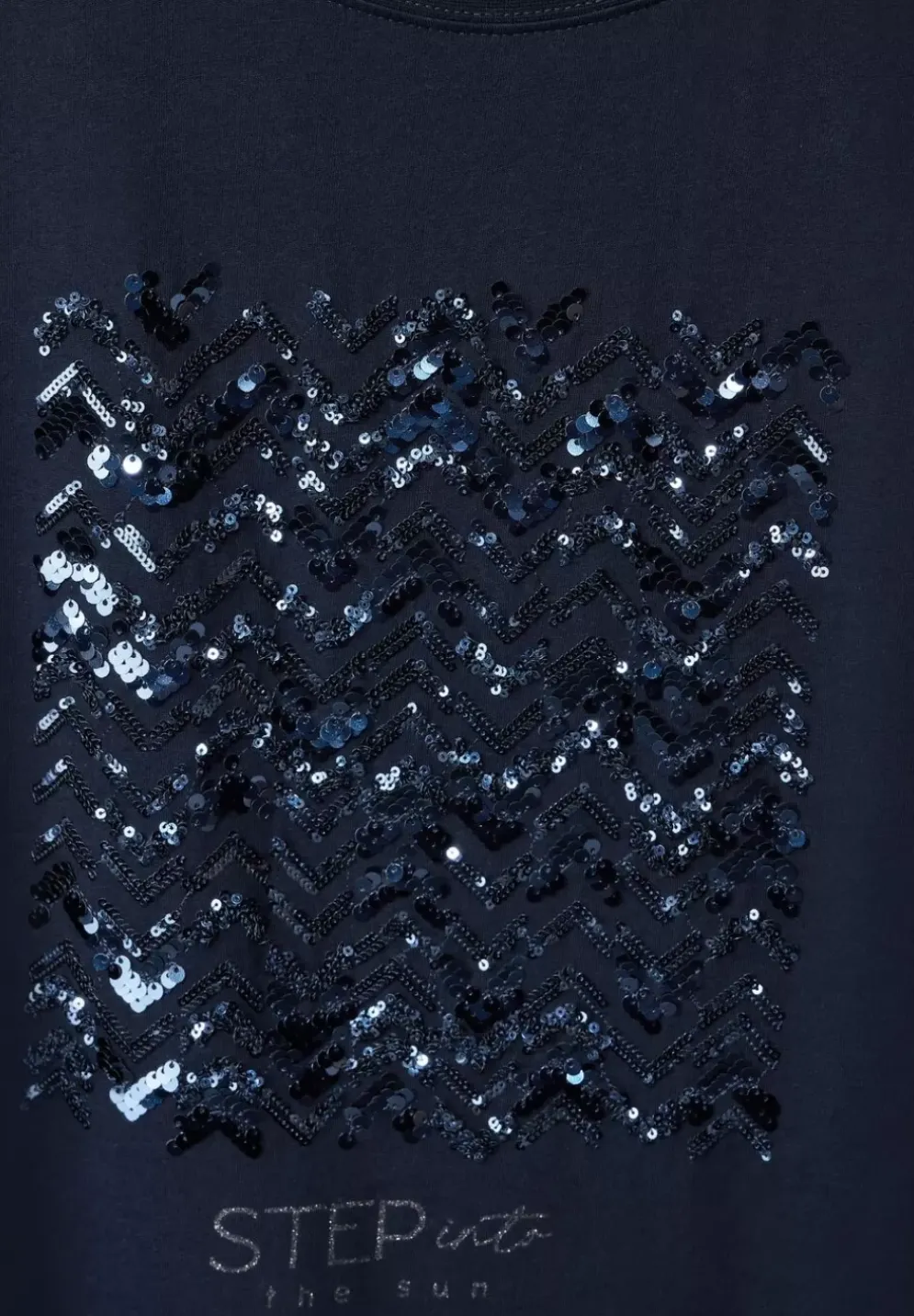 T-Shirt Mit Paillettendetail