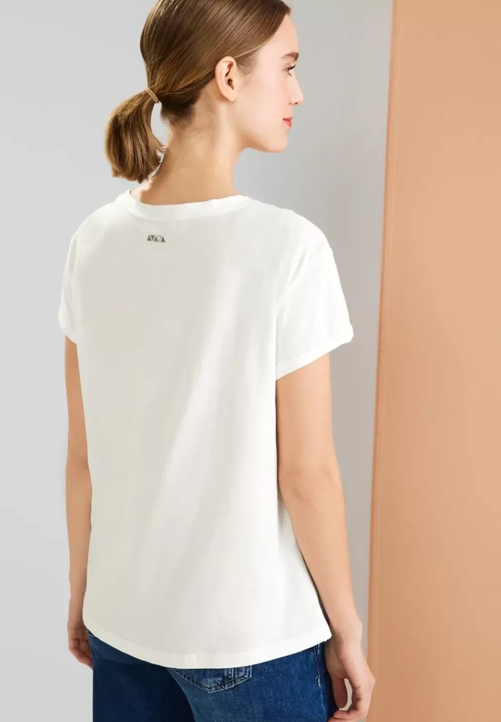 T-Shirt Mit Paillettendetail