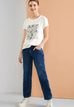 T-Shirt Mit Paillettendetail
