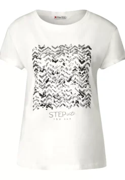 T-Shirt Mit Paillettendetail