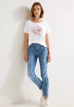 T-Shirt Mit Paillettenprint