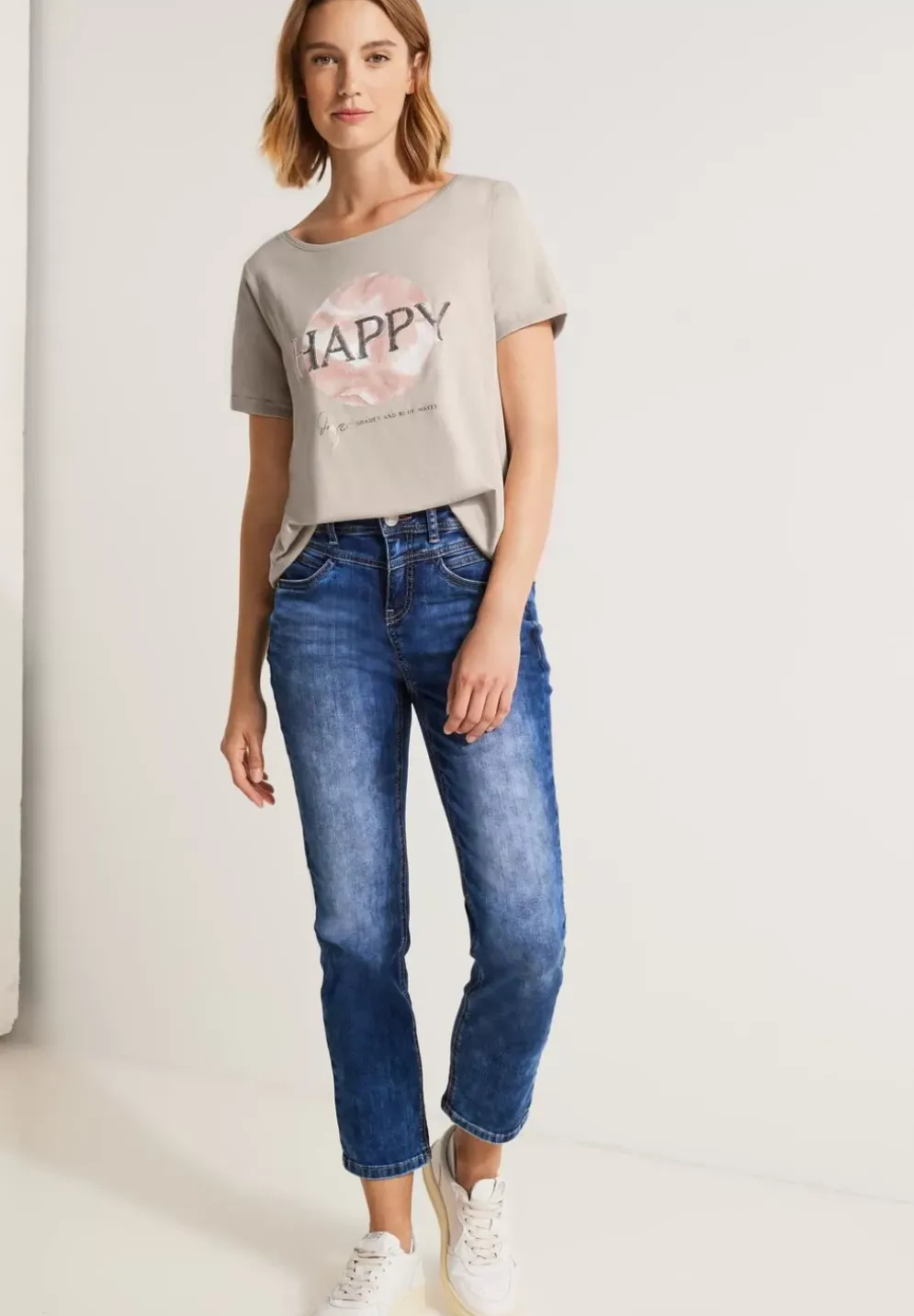 T-Shirt Mit Paillettenprint