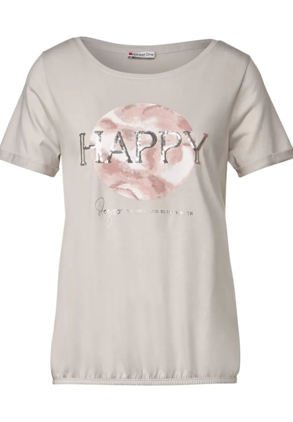 T-Shirt Mit Paillettenprint