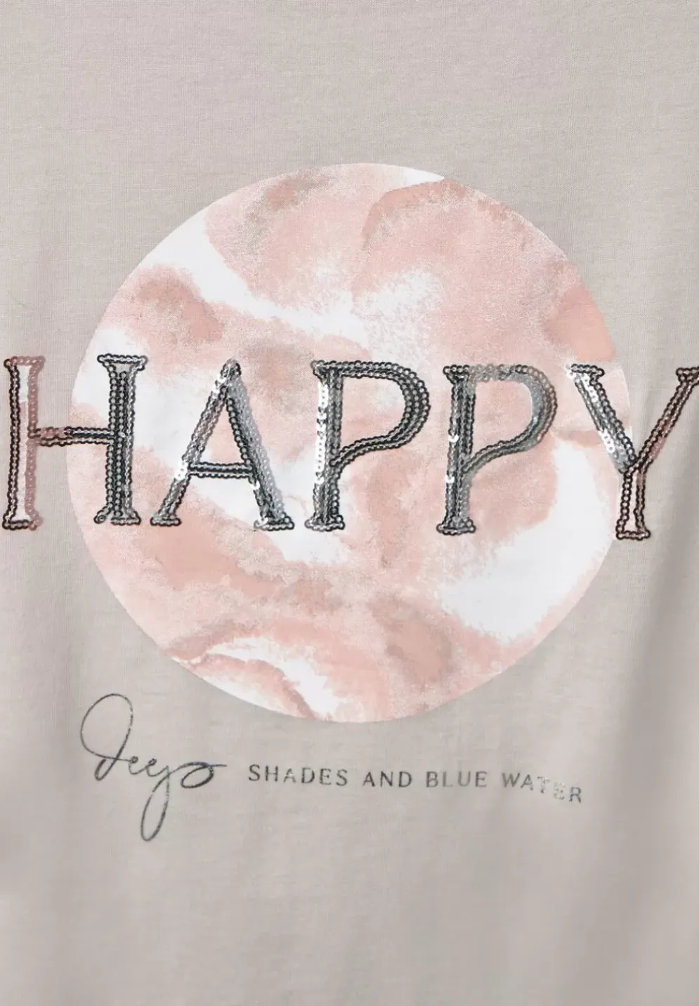 T-Shirt Mit Paillettenprint