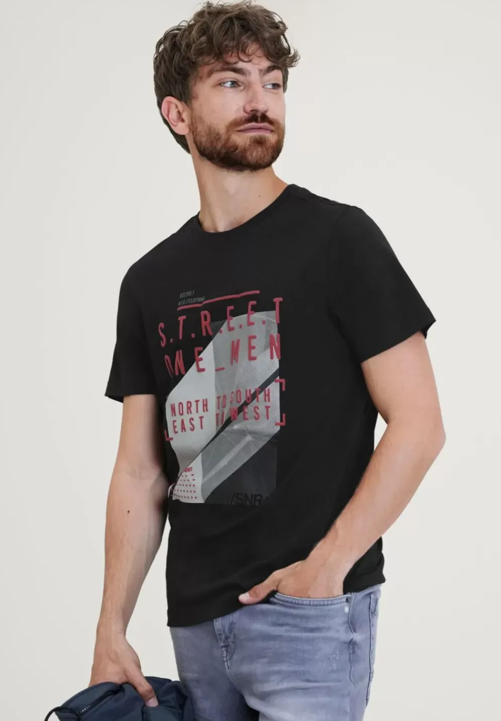 T-Shirt Mit Partprint