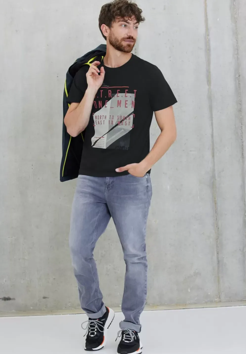 T-Shirt Mit Partprint