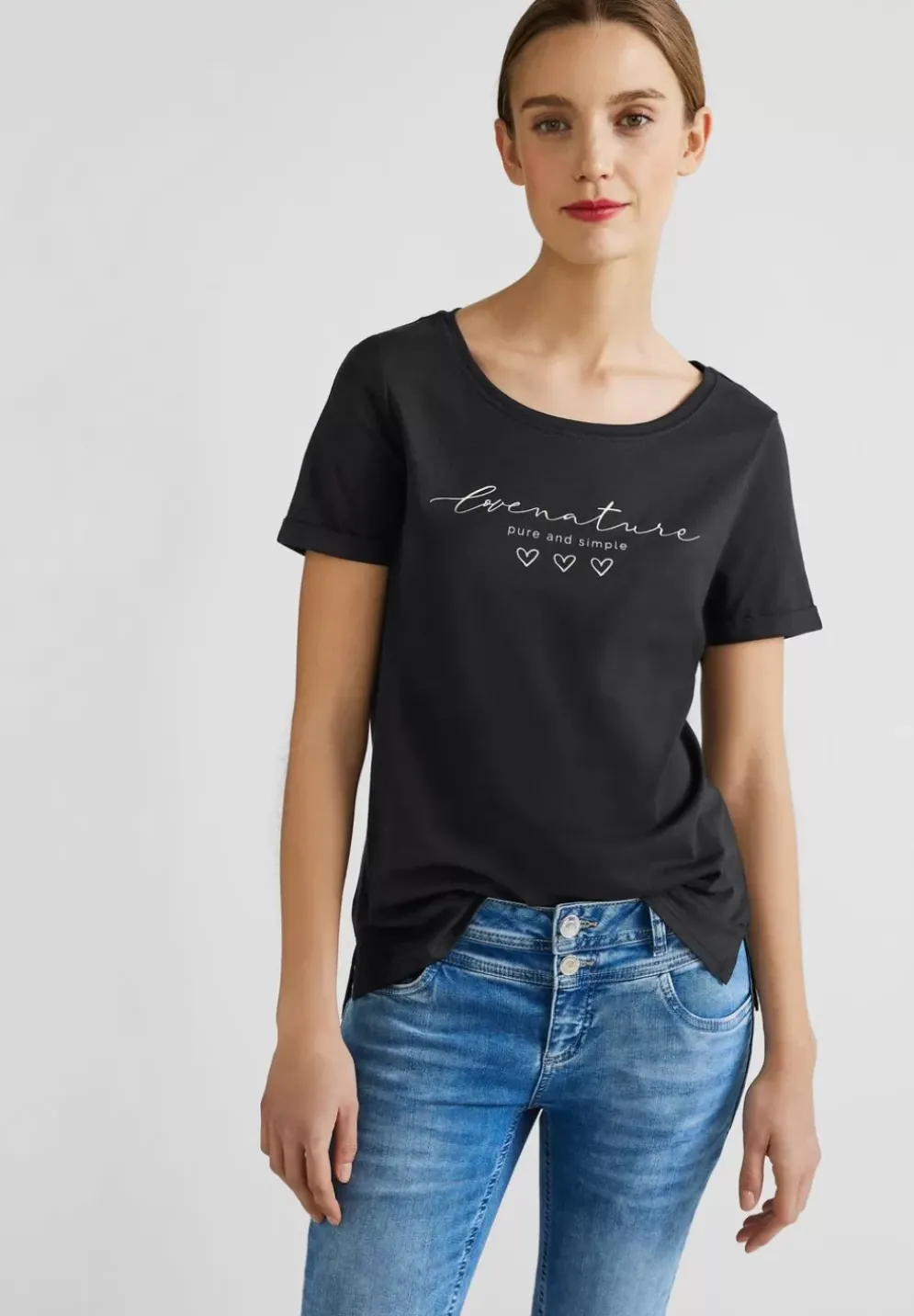 T-Shirt Mit Partprint
